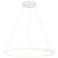 Anello 15 3/4" Wide Matte White LED Ring Pendant