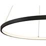 4_Anello 23 1/2" Wide Matte Black LED Ring Pendant Light more views