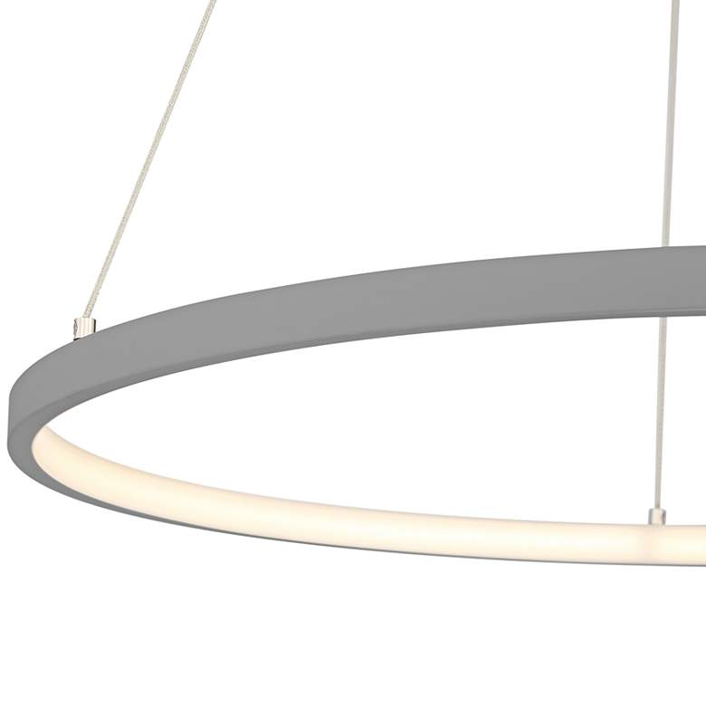 Image 3 Anello Dual Voltage 15.75" LED Pendant - Gray more views