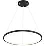 Thumbnail3 of Anello Dual Voltage 15.75" LED Pendant - Matte Black more views