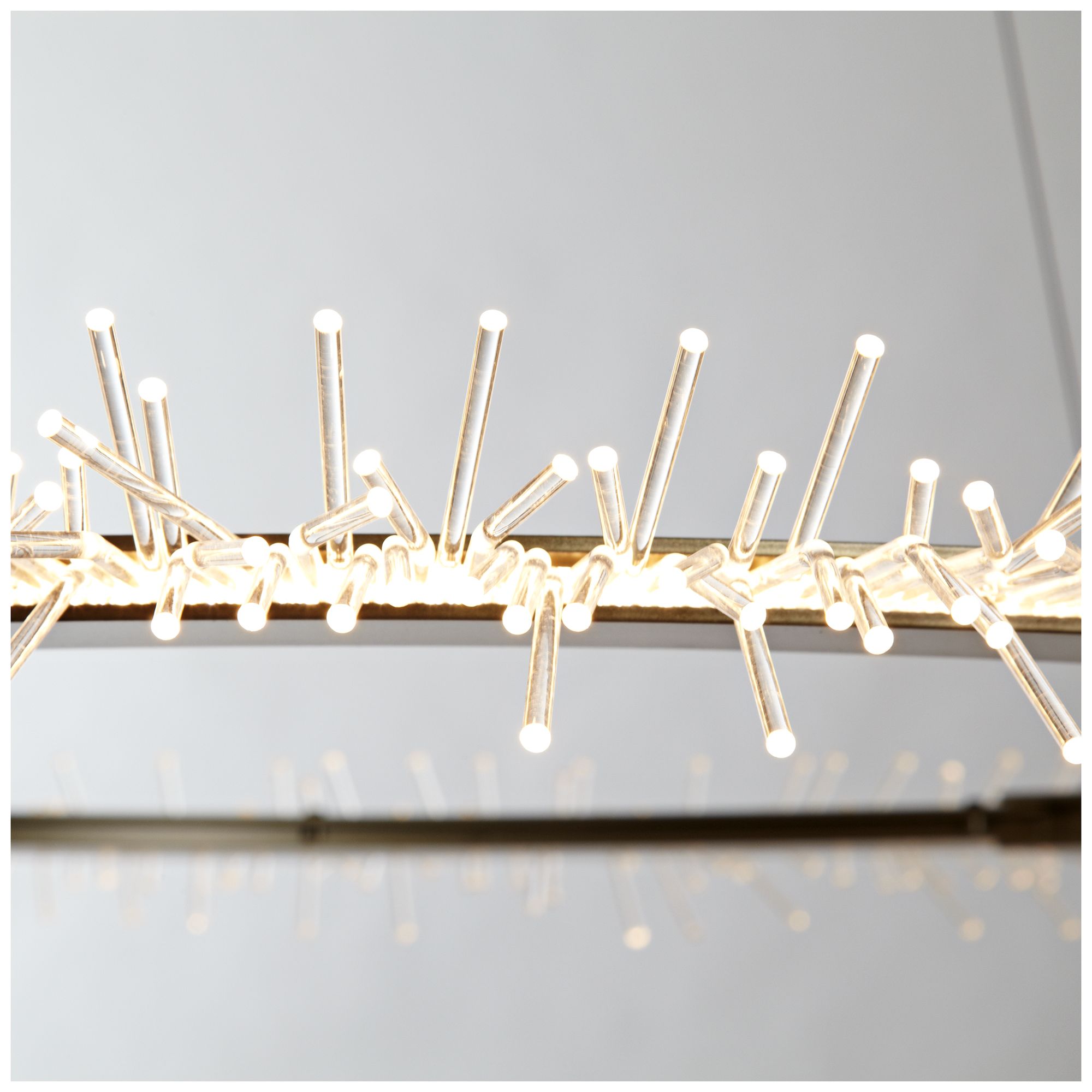 Image 3 Anemone Circular 37" Wide Gold LED Pendant Light - Made to Order more views