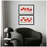 4_Anemone Study 32"W x 20"H Framed Art Set of 2 more views