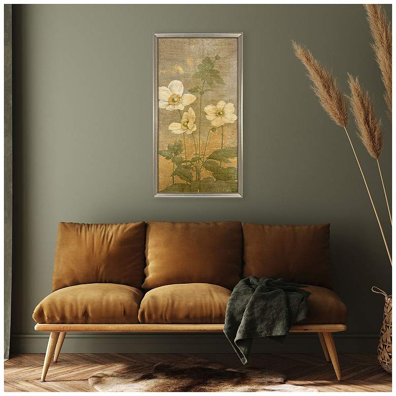 Image 5 Anemones II 26"W x 50"H Framed Art more views