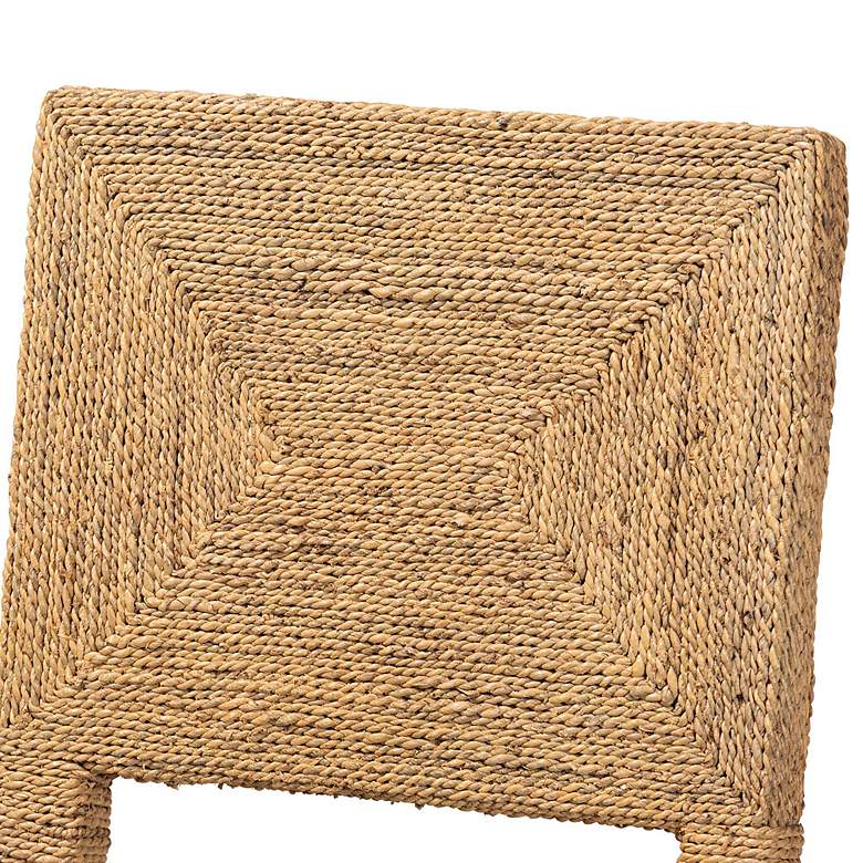 Image 7 Anfield Natural Seagrass Mahogany Dining Chair more views
