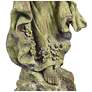 Angel 31" High Bronze and Green Moss Indoor-Outdoor Statue