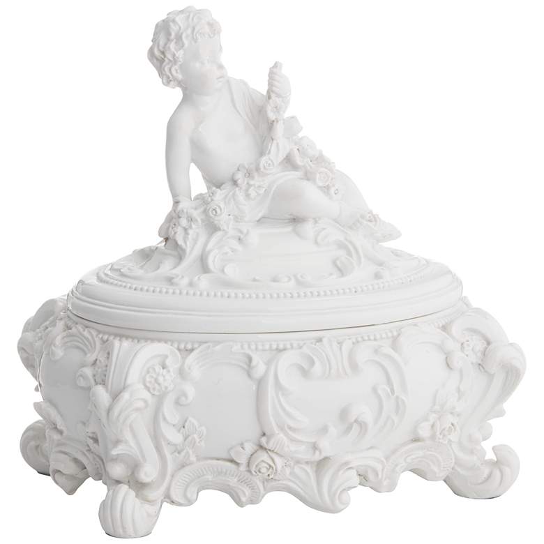 Image 1 Angel White Decorative Jewelry Box