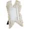 Angel Wings 12" High French White 4x6 Photo Frame