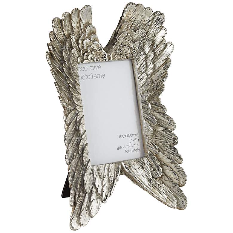 Image 1 Angel Wings Silver 4x6 Photo Frame