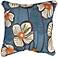 angelo:HOME 18" Square Hawaiian Floral Decorative Pillow