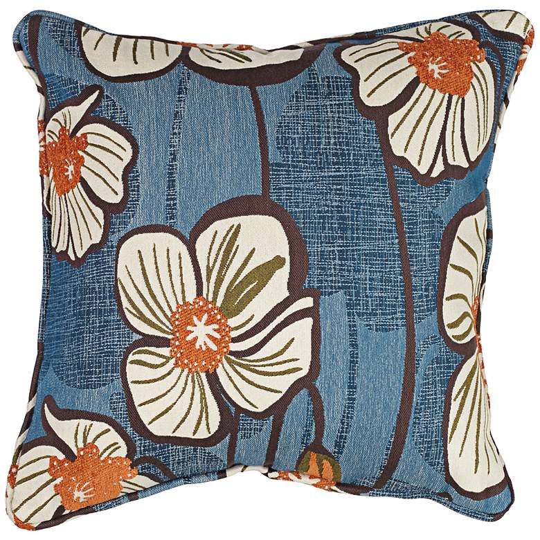 Image 1 angelo:HOME 18 inch Square Hawaiian Floral Decorative Pillow