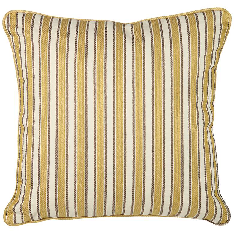 Image 1 angelo:HOME 18 inch Square Merrigold Striped Decorative Pillow