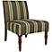 angelo:HOME Bradstreet Java Striped Accent Chair