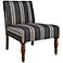 angelo:HOME Bradstreet Plum Striped Accent Chair