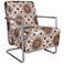 angelo:HOME Roscoe Red Floral Fabric Armchair