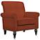 angelo:HOME Wellington Orange Roll-Arm Accent Chair