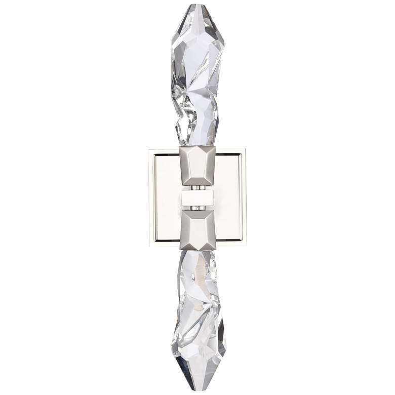 Image 1 Angelus LED 3CCT 2-Light Crafted Crystal Nickel Duo Wall Sconce