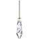Angelus LED 3CCT Inimitable Crafted Crystal Polished Nickel Mini-Pendant