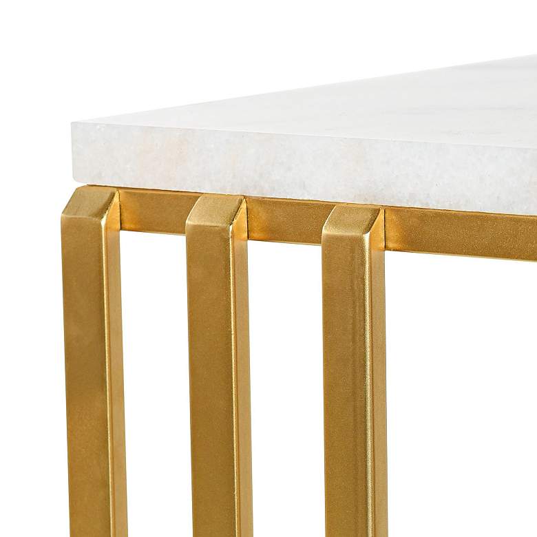 Image 5 Angie Antique Gold Nesting End Tables Set of 2 more views
