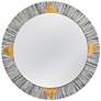 Angle 30"H Art Deco Styled Wall Mirror