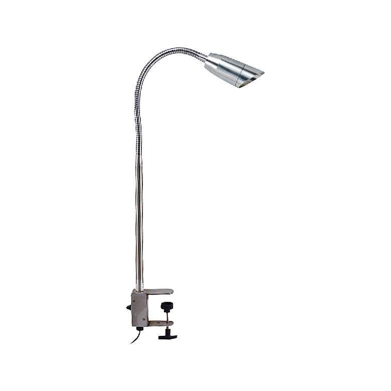 Image 1 Angled Bullet Stainless Steel LED Clamp-On Barbecue Light