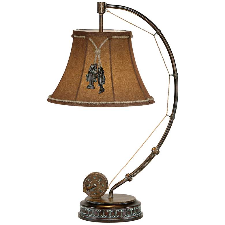 Image 1 Angler Antique Bronze Table Lamp