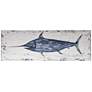 Anglo Rustic Swordfish 59" Wide Blue Canvas Wall Art