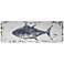 Anglo Rustic Tuna 59" Wide Blue Canvas Wall Art