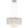 Angotti 9-Light 19" Round Modern Luxe Crystal Chandelier