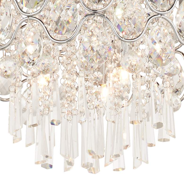 Image 5 Angotti 9-Light 19" Round Modern Luxe Crystal Chandelier more views