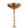 6_Angus 15" Wide Natural Brass 3-Light Globe Pendant more views