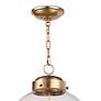 Angus 15" Wide Natural Brass 3-Light Globe Pendant