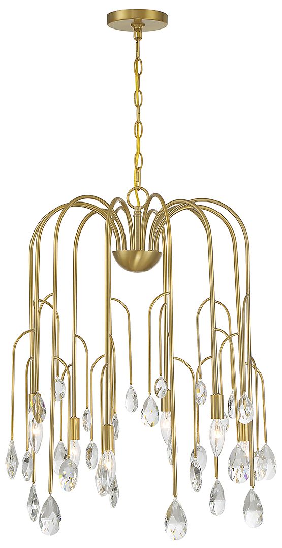 Thumbnail1 of Anholt 6-Light Chandelier in Noble Brass