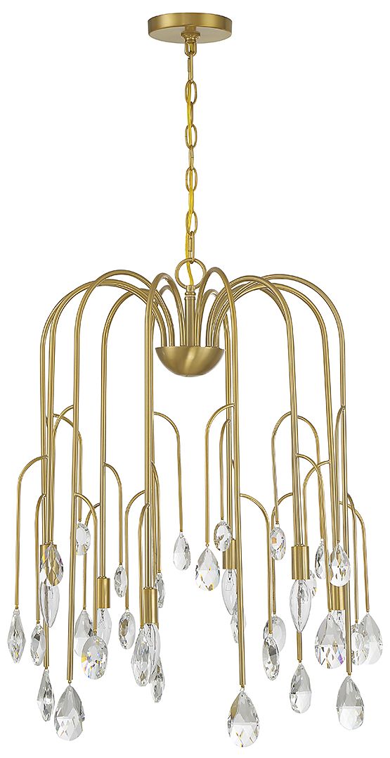 Thumbnail2 of Anholt 6-Light Chandelier in Noble Brass more views