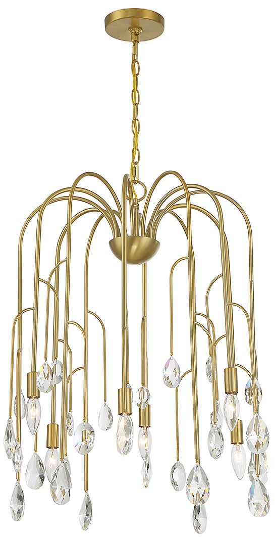 Anholt 6-Light Chandelier in Noble Brass