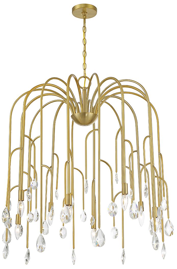 Image 3 Anholt 8-Light Chandelier in Noble Brass more views