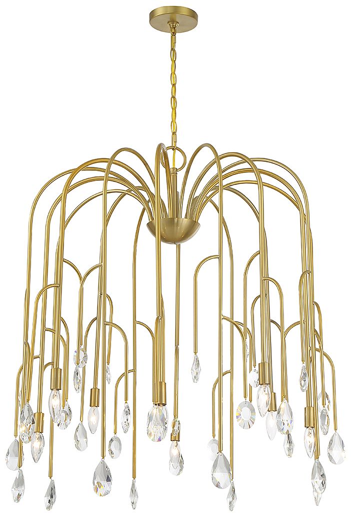 Image 5 Anholt 8-Light Chandelier in Noble Brass more views