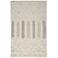 Anica Abstract Hand Tufted Ivory Area Rug 8' x 10'