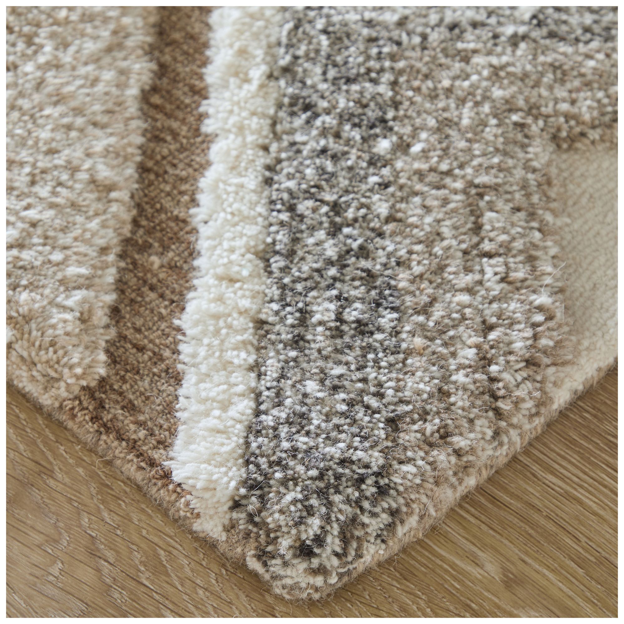 Image 3 Anica Geometric Hand Tufted Brown Area Rug 8A96F 4' x 6' more views