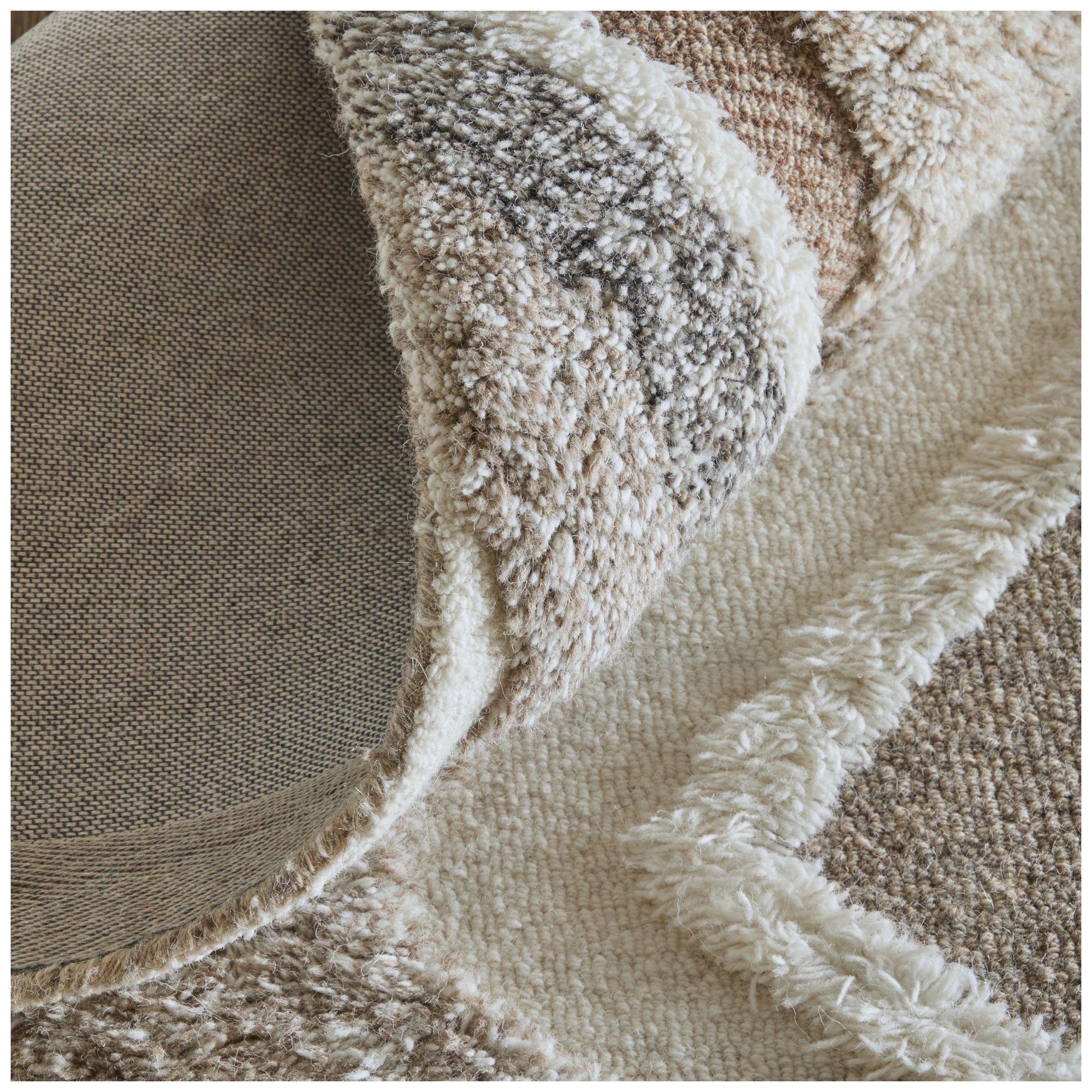 Image 7 Anica Geometric Hand Tufted Brown Area Rug 8A96F 5' x 8' more views