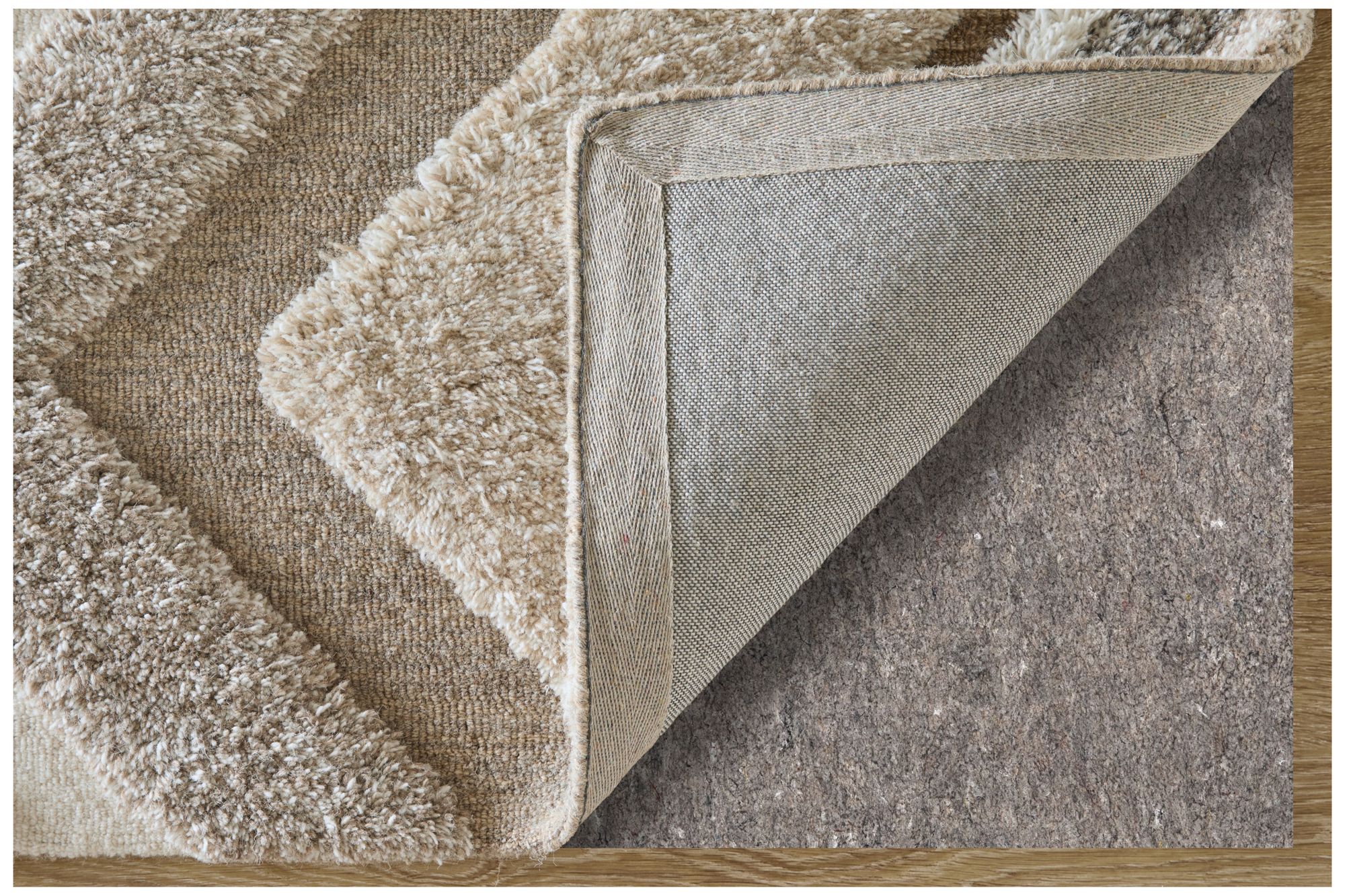 Image 4 Anica Geometric Hand Tufted Brown Area Rug 8A96F 8' x 10' more views