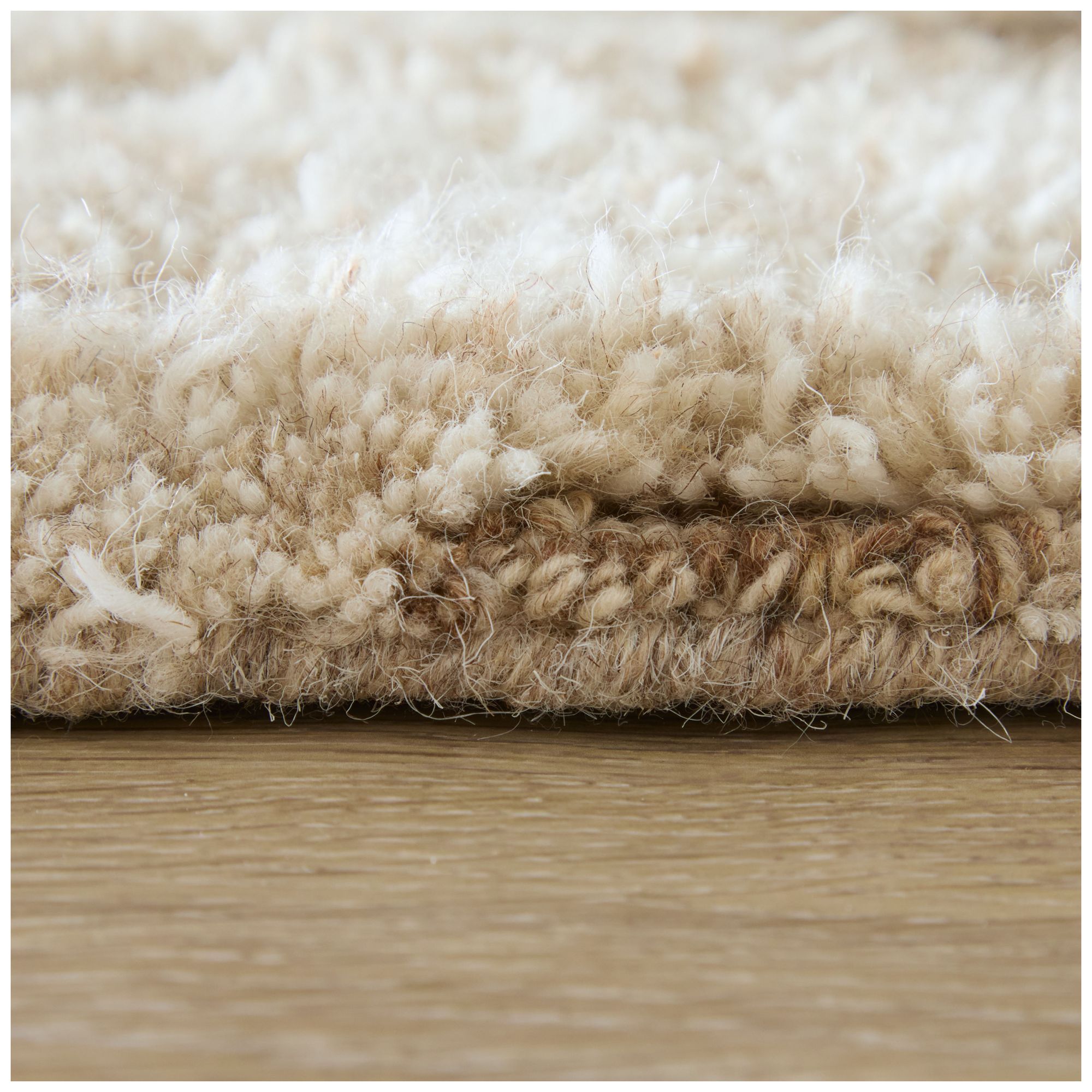 Anica Geometric Hand Tufted Ivory Area Rug 8A97F 4' x 6'