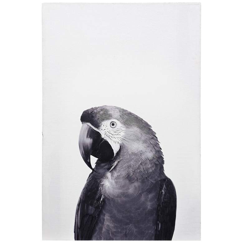 Image 1 Animal Portraits 36 inch High Parrot Canvas Wall Art