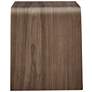5_Anise 26 1/2" Wide Walnut Veneer Wood Side Table more views
