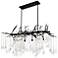 Anita 10 Light Chandelier With Black Finish