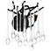 Anita 12" High Black 2-Light Wall Sconce