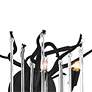 4_Anita 12" High Black 2-Light Wall Sconce more views