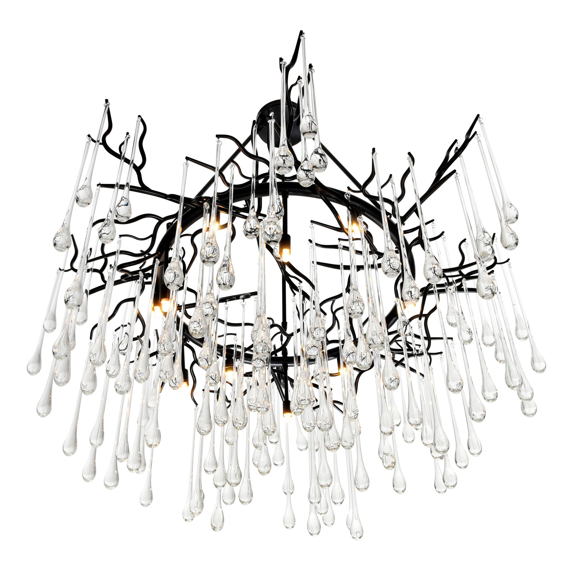 Thumbnail3 of Anita 12 Light Black Chandelier more views