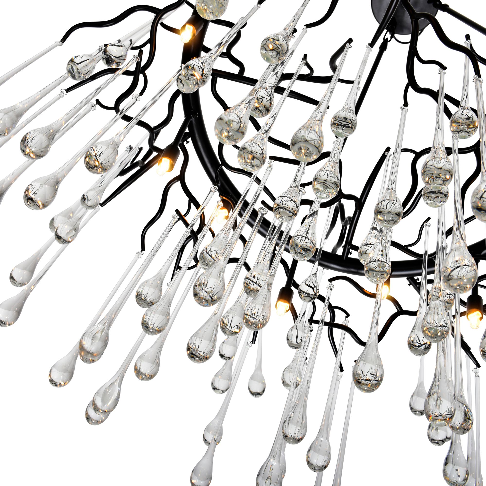 Thumbnail4 of Anita 12 Light Black Chandelier more views