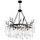Anita 12 Light Chandelier With Black Finish