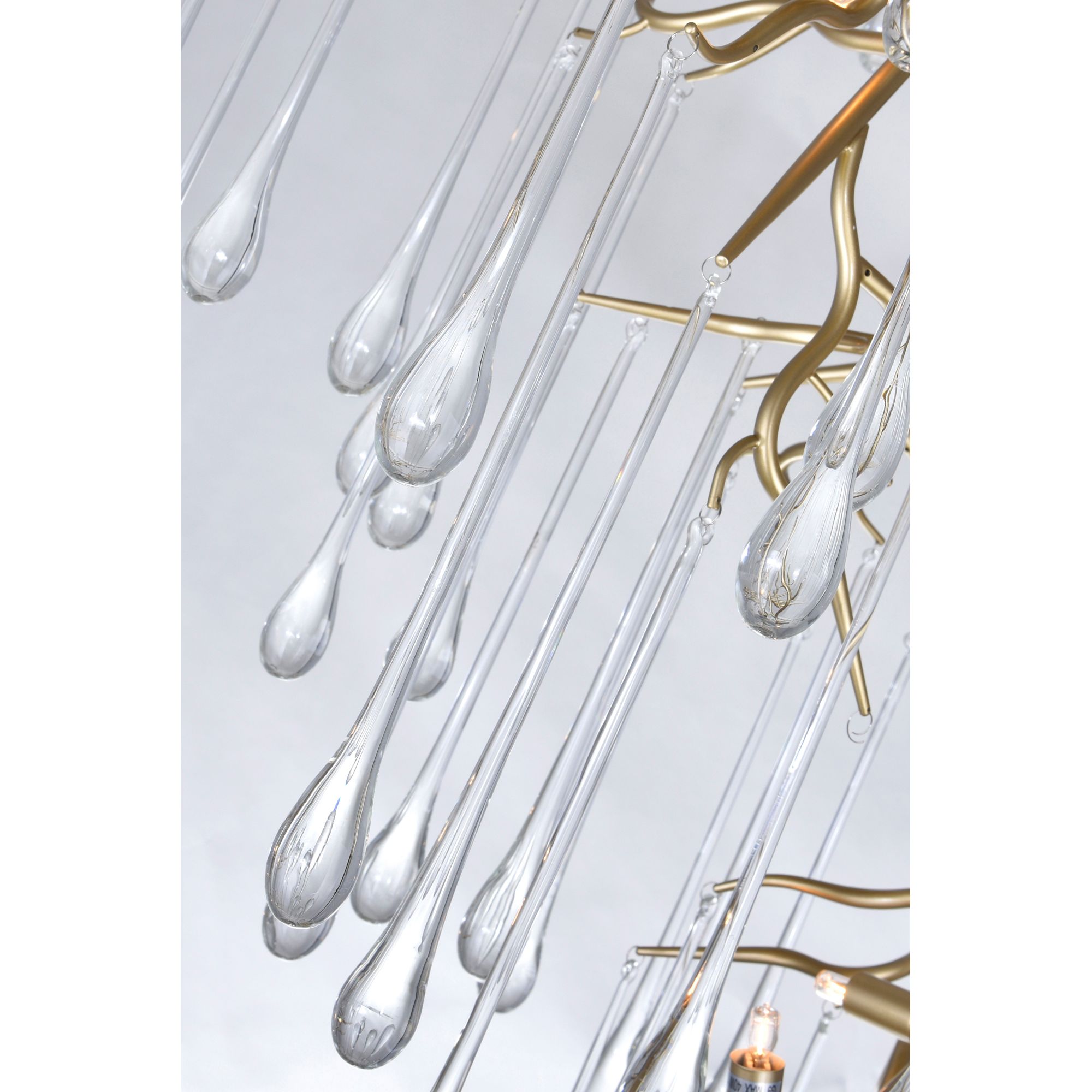 Image 4 Anita 12 Light Gold Leaf Chandelier more views